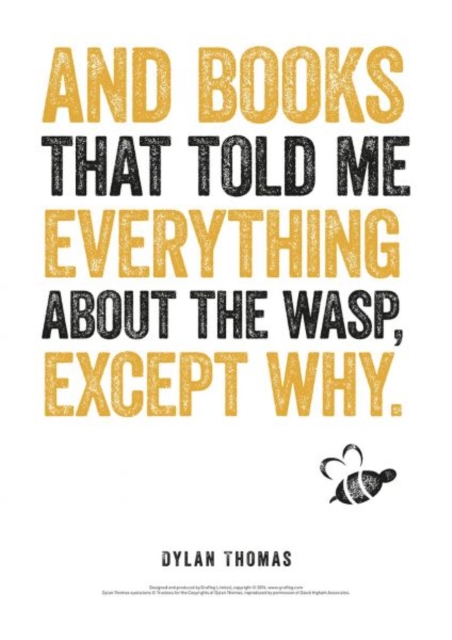 Dylan Thomas Print: Books That Told Me Everything, Poster Book