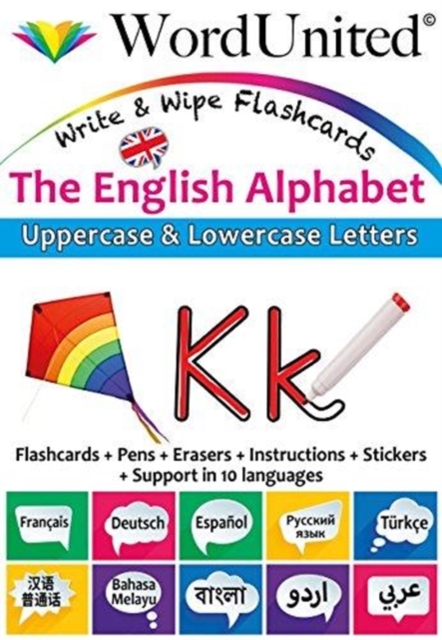 The English Alphabet : Write & Wipe Flashcards, Loose-leaf Book