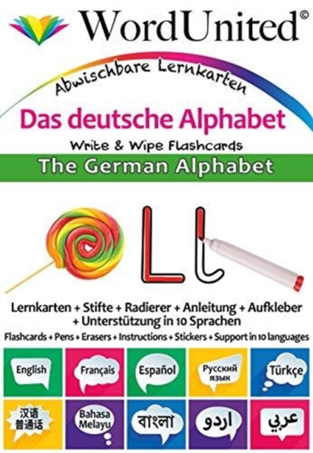 The German Alphabet : Write & Wipe Flashcards, Loose-leaf Book