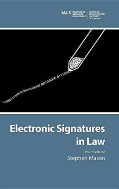 Electronic Signatures in Law, Hardback Book
