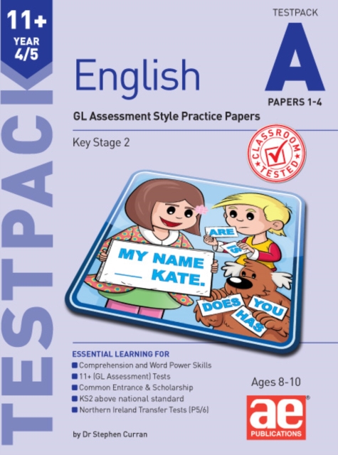 11+ English Year 4/5 Testpack a Papers 1-4 : GL Assessment Style Practice Papers, Paperback / softback Book