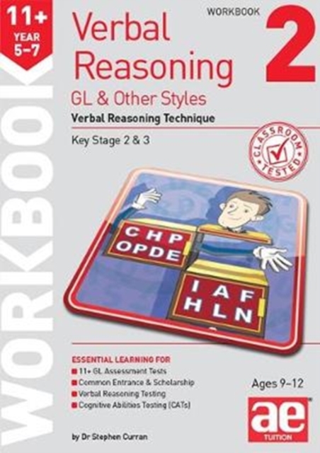 11+ Verbal Reasoning Year 5-7 GL & Other Styles Workbook 2 : Verbal Reasoning Technique, Paperback / softback Book