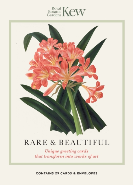 Kew Rare & Beautiful : Unique greeting cards that transform into works of art, Postcard book or pack Book