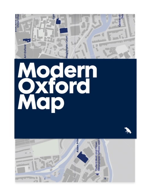 Modern Oxford Map : Guide to Modern Architecture in Oxford, Sheet map, folded Book