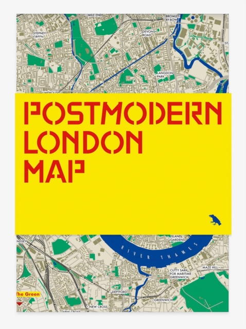 Postmodern London Map : Guide to postmodernist architecture in London, Sheet map, folded Book