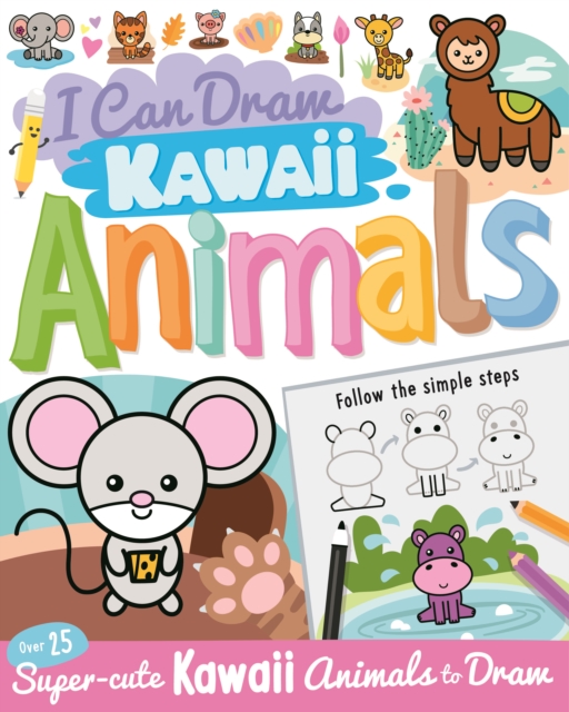 I Can Draw Kawaii Animals, Book Book