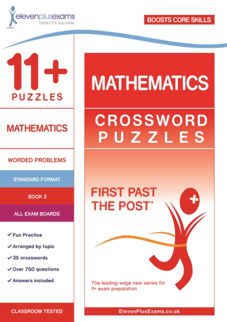 11+ Puzzles Mathematics Crossword Puzzles Book 2, Paperback / softback Book