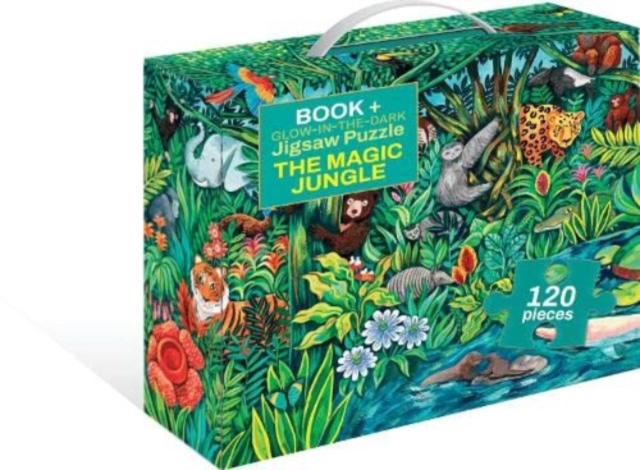 The Magic Jungle : Book + Glow-in-the-Dark Puzzle, Novelty book Book