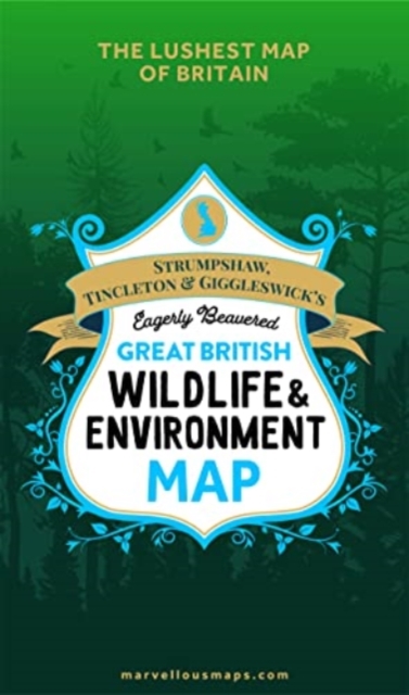 Great British Wildlife & Environment Map, Sheet map, folded Book