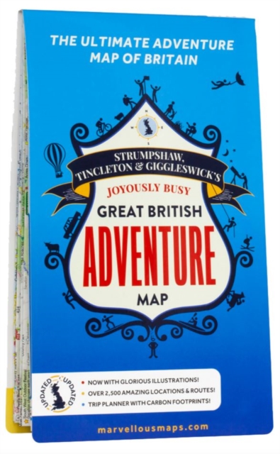 ST&G's Joyously Busy Great British Adventure Map, Sheet map, folded Book