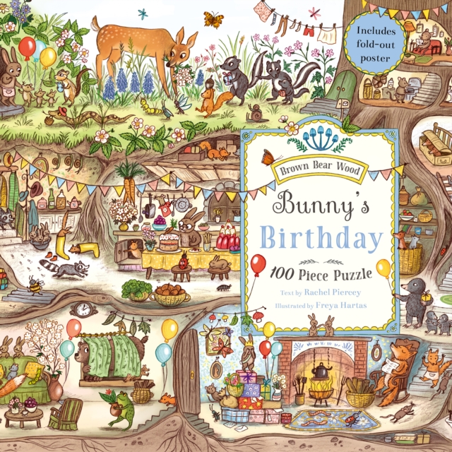 Bunny's Birthday Puzzle : A Magical Woodland (100-piece Puzzle), Jigsaw Book