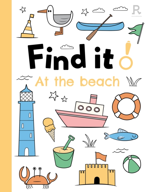 Find it! At the beach, Paperback / softback Book