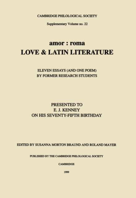 amor : roma : Love & Latin Literature, EPUB eBook