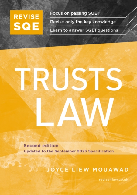 Revise SQE Trusts Law : SQE1 Revision Guide 2nd ed, Paperback / softback Book