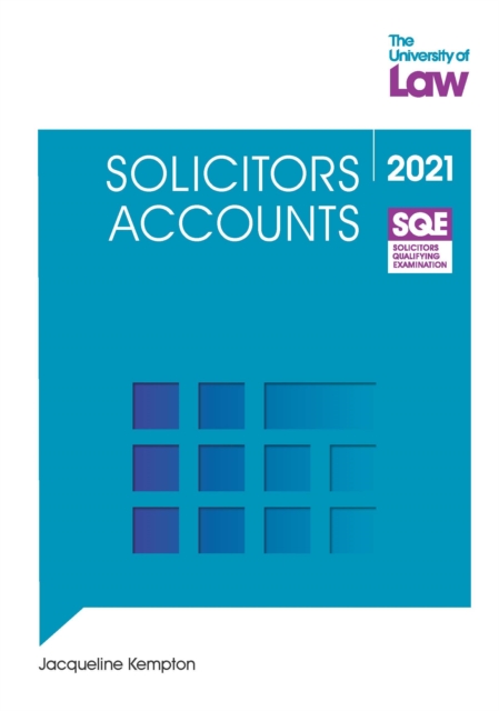 SQE - Solicitors Accounts, Paperback / softback Book