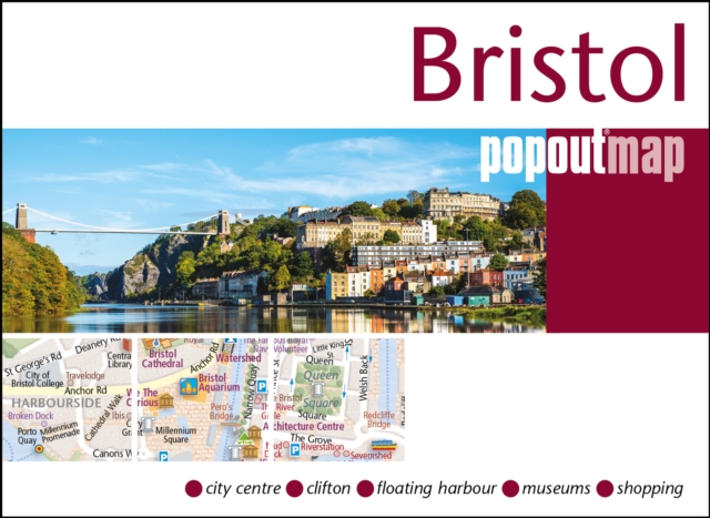 Bristol PopOut Map, Sheet map, folded Book