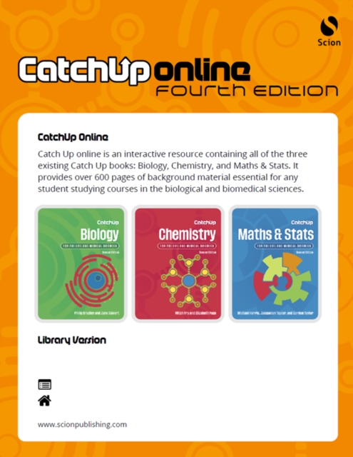 Catch Up Online 4e : for the Life and Medical Sciences, PDF eBook