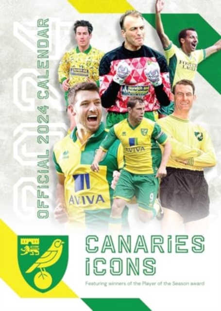 The Official Canaries Icons A3 Calendar 2024, Calendar Book