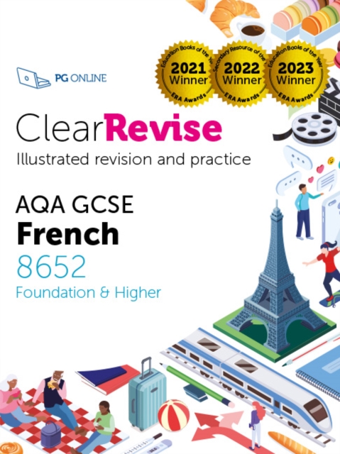 ClearRevise AQA GCSE French 8652 : Foundation and Higher, Paperback / softback Book