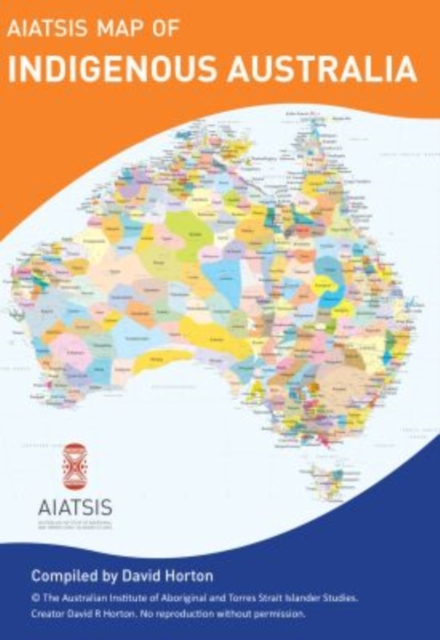 A3 flat AIATSIS map Indigenous Australia, Sheet map Book
