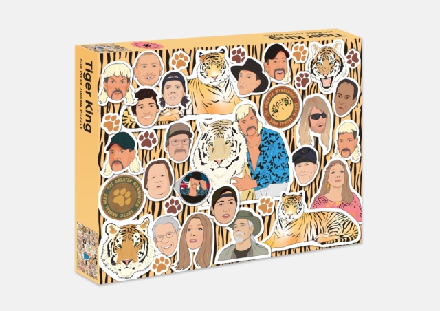 The Tiger King Puzzle: 500 piece jigsaw puzzle, Jigsaw Book