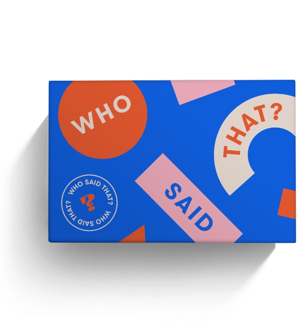 Who Said That? : A game of quotes – 430 cards, Game Book