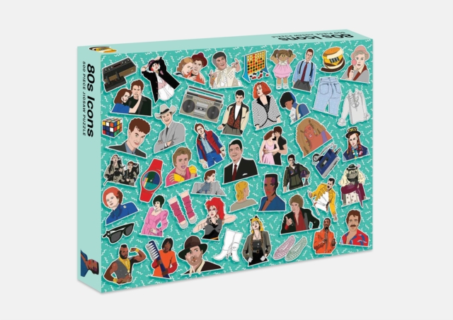 80s Icons : 500 piece jigsaw puzzle, Jigsaw Book