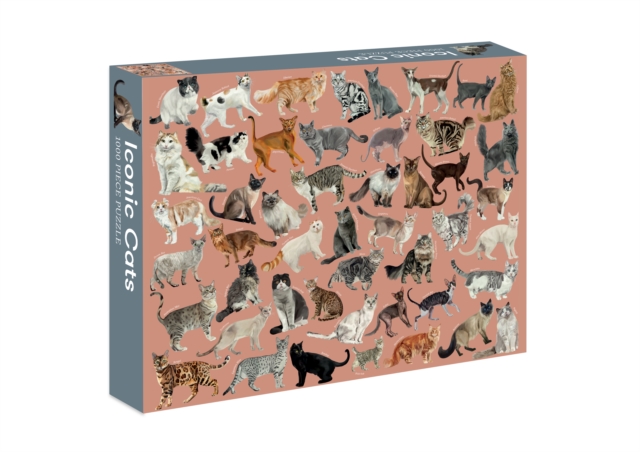 Iconic Cats : 1000 piece jigsaw puzzle, Jigsaw Book