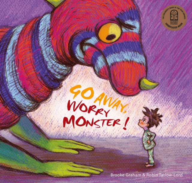 Go Away, Worry Monster!, Hardback Book