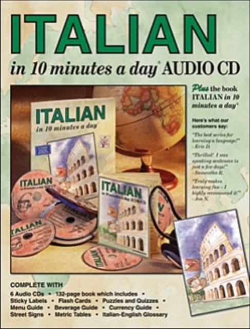 ITALIAN in 10 minutes a day® BOOK + AUDIO, Multiple-component retail product Book