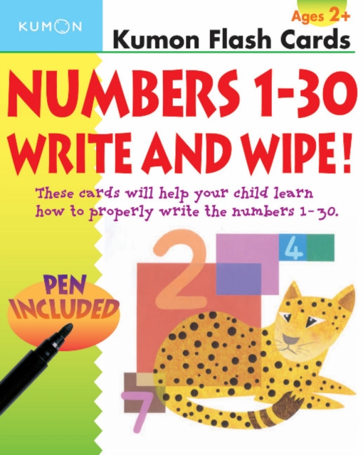 Numbers 1-30 Write & Wipe Flash Cards, Miscellaneous print Book