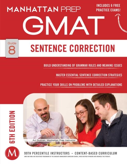 Sentence Correction GMAT Strategy Guide, Paperback Book