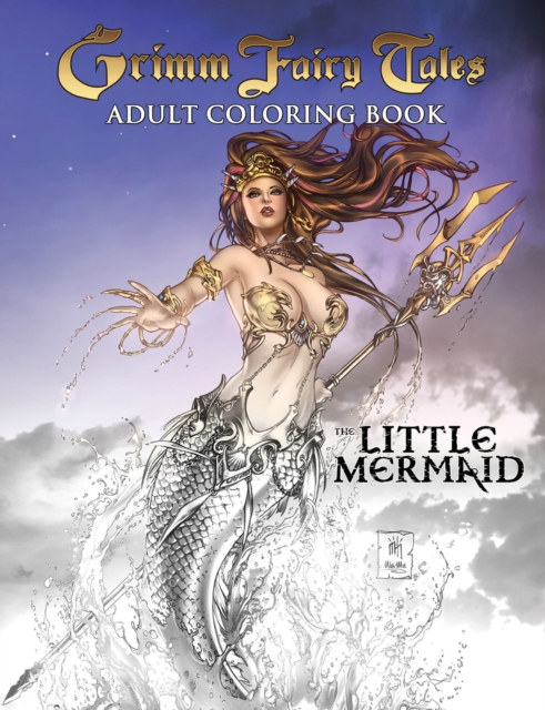 Grimm Fairy Tales Adult Coloring Book : The Little Mermaid, Paperback / softback Book