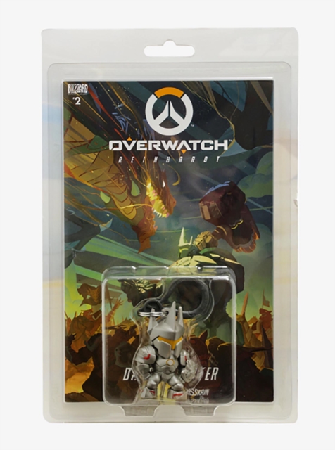 Overwatch Reinhardt Comic Book and Backpack Hanger, Multiple-component retail product Book