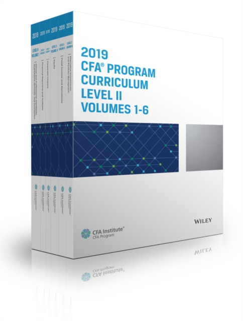 CFA Program Curriculum 2019 Level II Volumes 1-6 Box Set, Paperback / softback Book