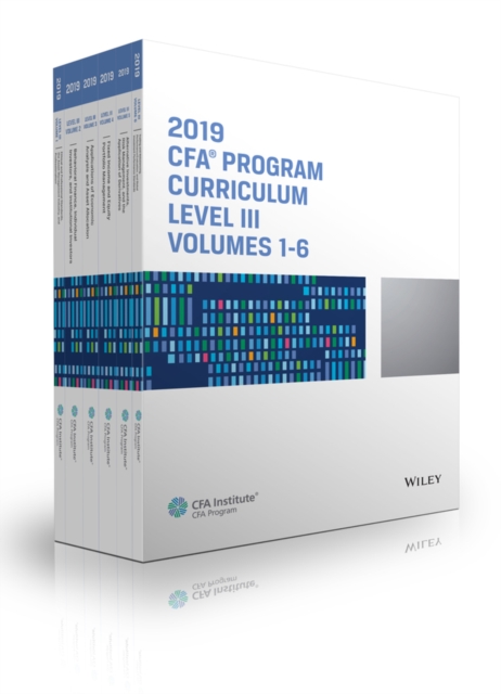 CFA Program Curriculum 2019 Level III Volumes 1-6 Box Set, Paperback / softback Book