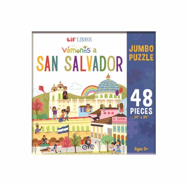 VAMONOS: San Salvador Lil’ Jumbo Puzzle 48 Piece, Jigsaw Book