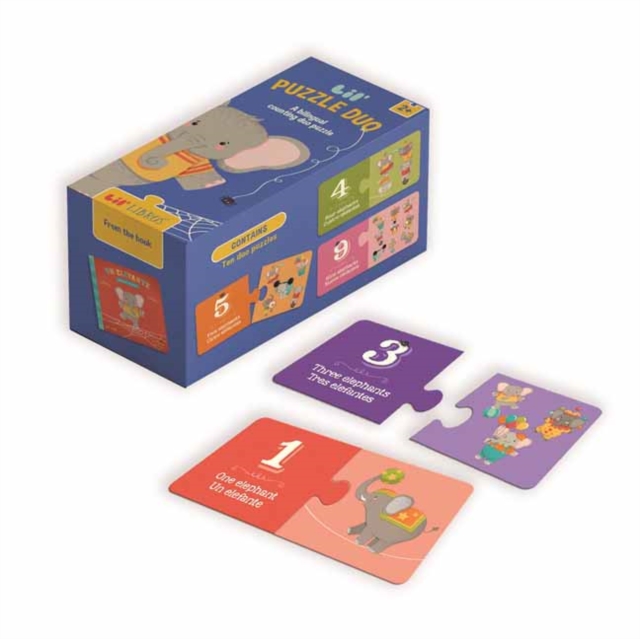 Un Elefante Puzzle Duo 20 Piece : A bilingual counting duo puzzle, Jigsaw Book