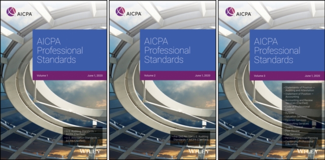 AICPA Professional Standards, 2020, Volumes 1 - 3, Paperback / softback Book