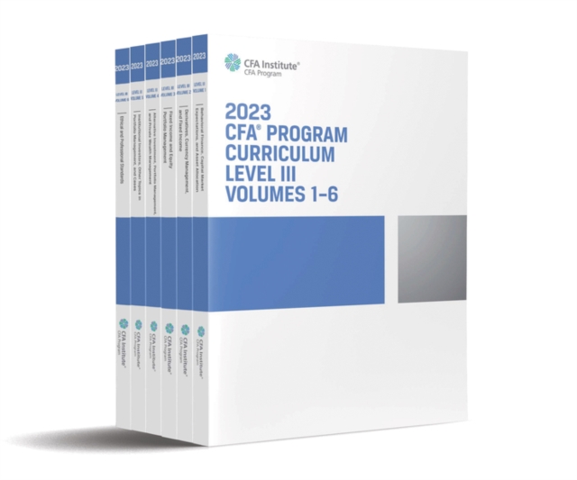 2023 CFA Program Curriculum Level III Box Set, Paperback / softback Book