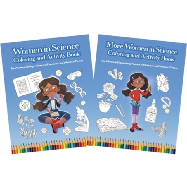 Women in Science Coloring and Activity Book Set, Multiple-component retail product Book