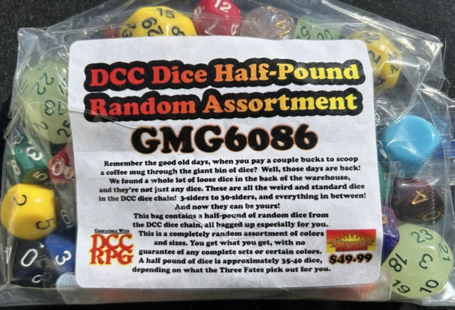 DCC Dice Half Pound Random Assortment, Book Book