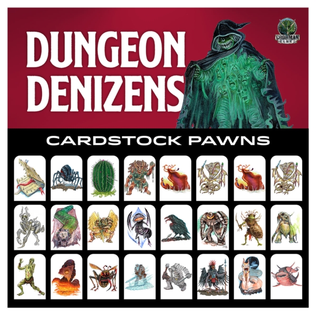 Dungeon Denizens Cardstock Pawns, Book Book