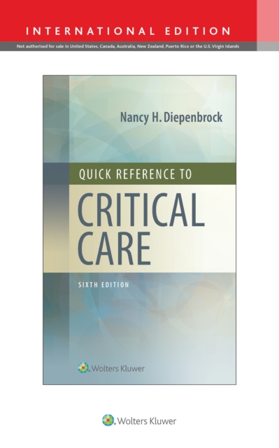 Quick Reference to Critical Care, Paperback / softback Book