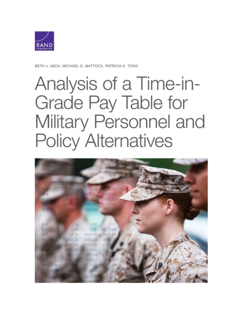Analysis of a Time-in-Grade Pay Table for Military Personnel and Policy Alternatives, Paperback / softback Book