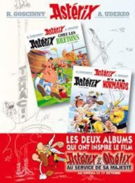 Asterix chez les Bretons/Asterix chez les Normands (album double), Hardback Book