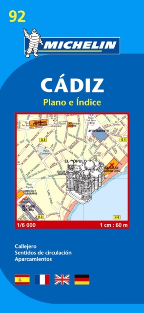 Cadiz City Plan, Sheet map, folded Book