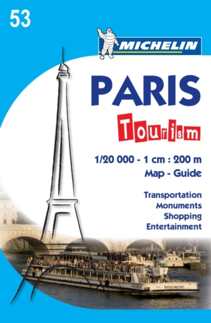 Paris Tourism, Sheet map, folded Book