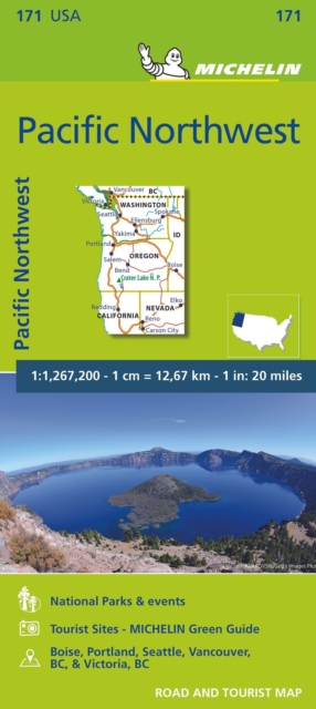 Pacific Northwest - Zoom Map 171, Sheet map, folded Book