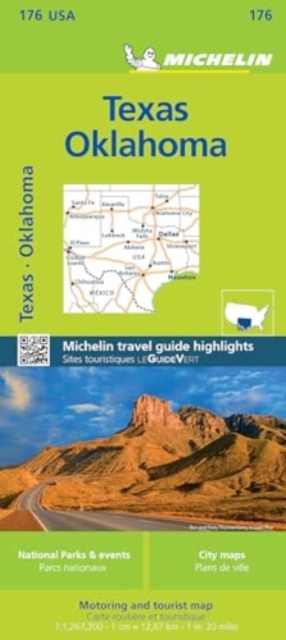 Texas Oklahoma - Zoom Map 176 : Map, Sheet map, folded Book